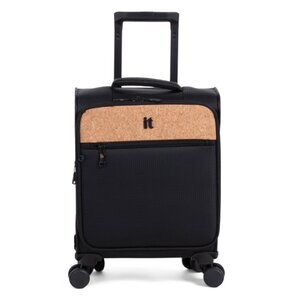 IT LUGGAGE Black 18in Eco Renew Softside Underseater